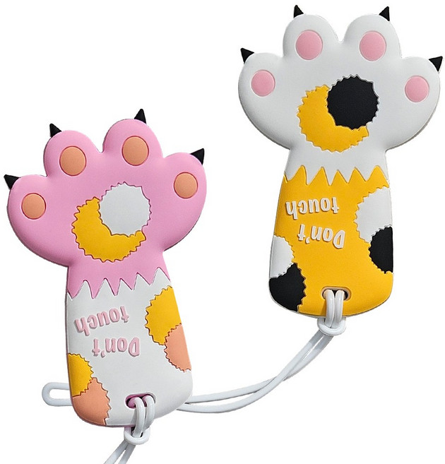 라라무 냥냥펀치 캐리어 골프백 네임택