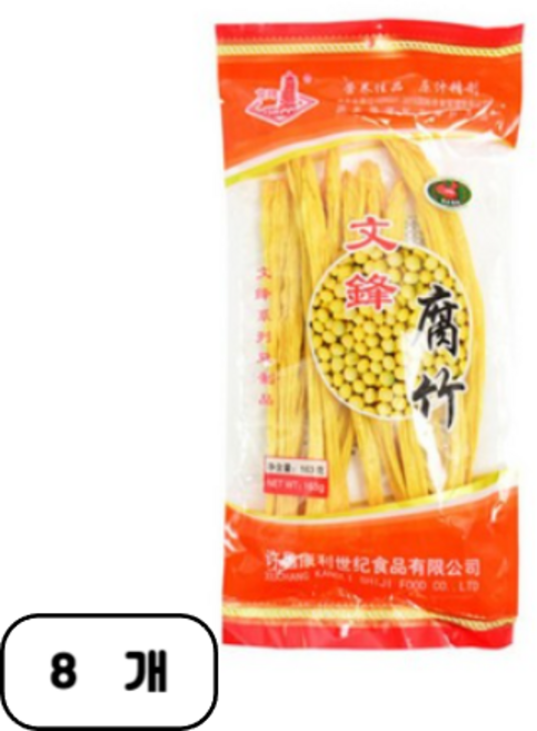 문봉 푸주 건두부면, 163g, 8개