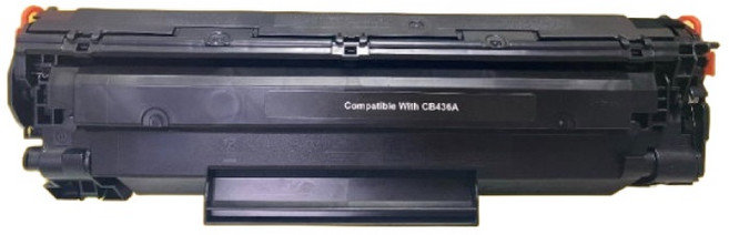 碳粉補給站【附發票】P1505/P1505n/M1120 MFP/M1522nf/M1522n副廠碳粉匣CB436A, 黑, 1個