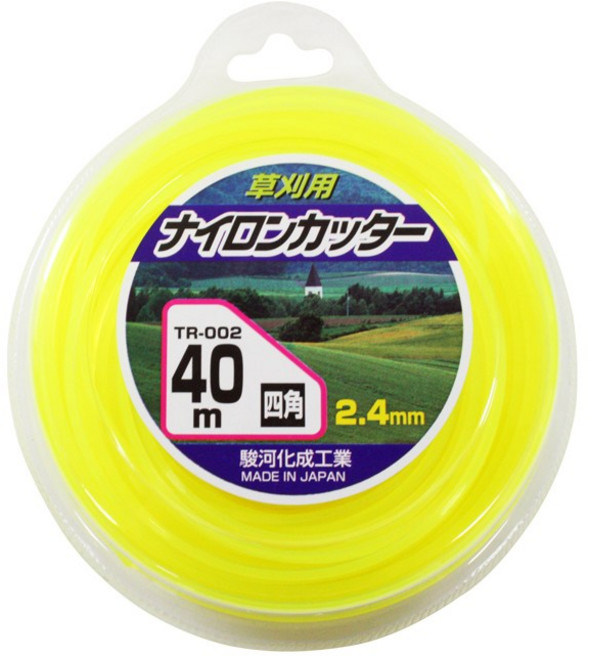 하야부사 예초기줄날 각형광 H06 2.4mm X 40M TR002, 1개