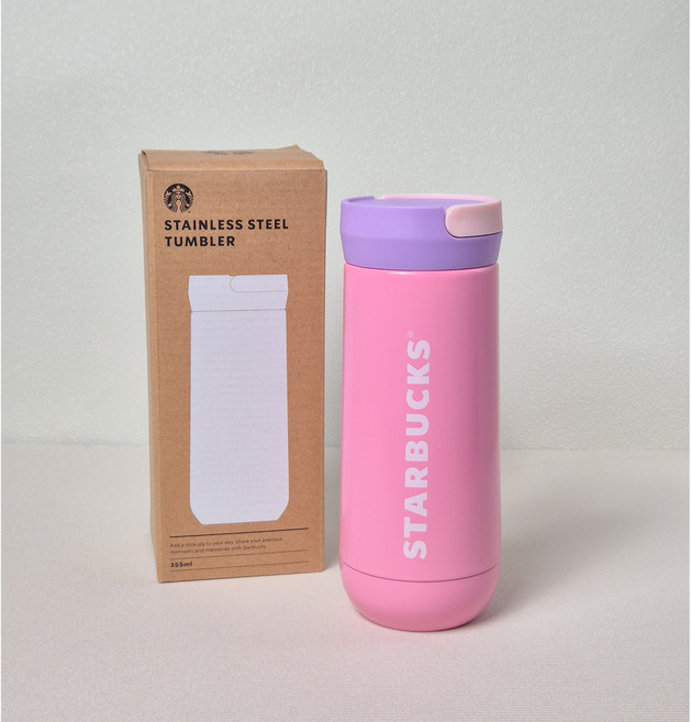 스타벅스 SS 핑크 나수 텀블러 355ml, 1개
