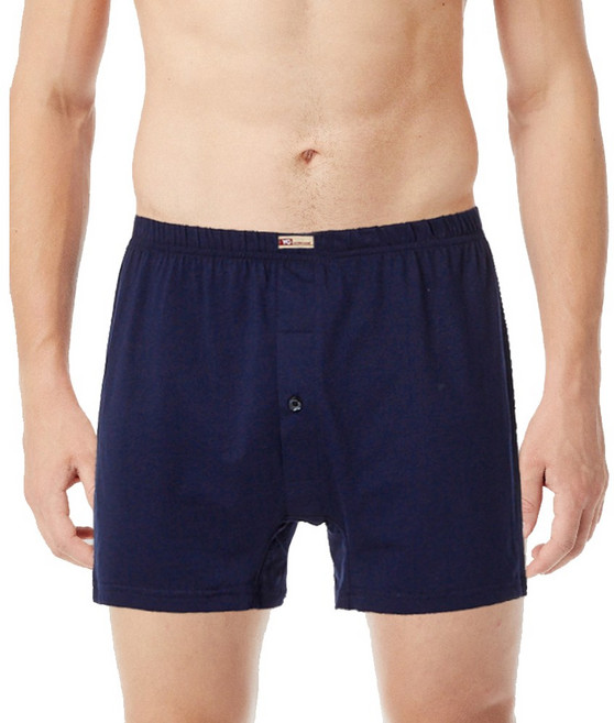 YG 親膚透氣針織開襟平口褲