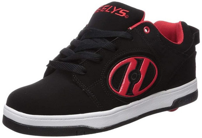 [미국수입정품] Heelys HEELYS 남성용 보이저 테니스화 블랙/화이트 10 US 220210