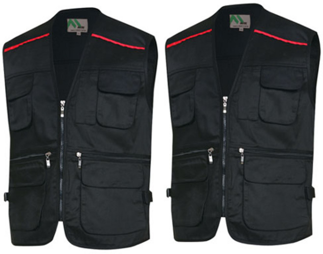 사계절 마크 TC조끼 MK-172 블랙 2P