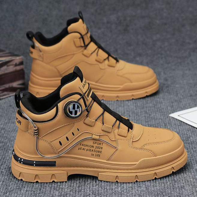 스타일닥터 남성 트렌드 운동화 회전 단추 방수 신발