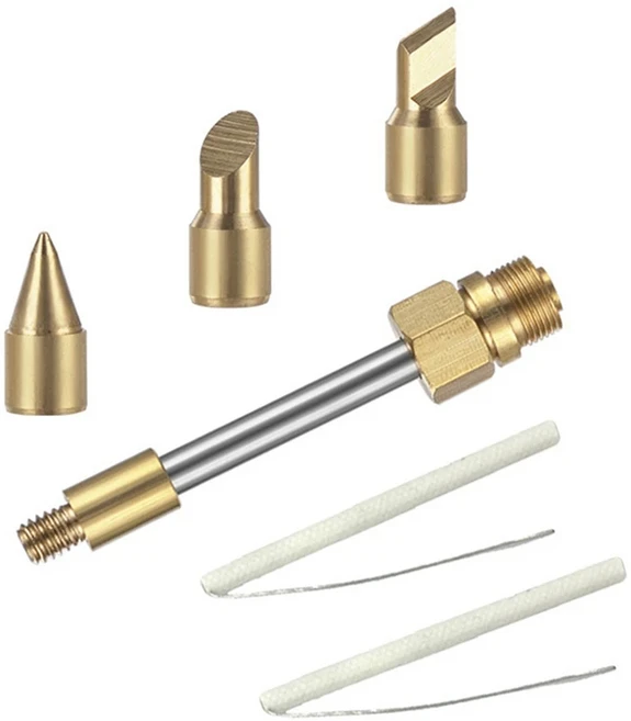 프로모션 510 인터페이스 납땜 다리미 팁 USB 용접 도구 15W 커터 헤드 말굽 모양, 01 GOLD