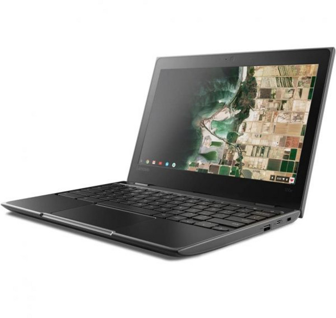 레노버 81MA002FUS 100e 크롬북 2세대 11.6인치 HD 셀러론 N4020 1.1GHz 인텔 UHD 그래픽스 600 4GB 램 32GB SSD 크롬 OS 블랙 리퍼비, 레노버 81MA002FUS 100e 크롬북 2세대 11