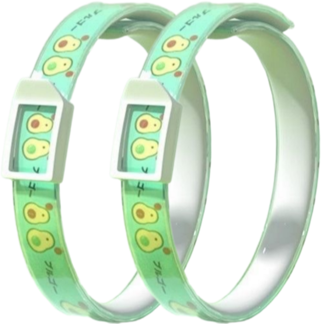 벌레 OUT 애완동물 방충목걸이 모기 진드기 차단 필수템, 2개, 그린