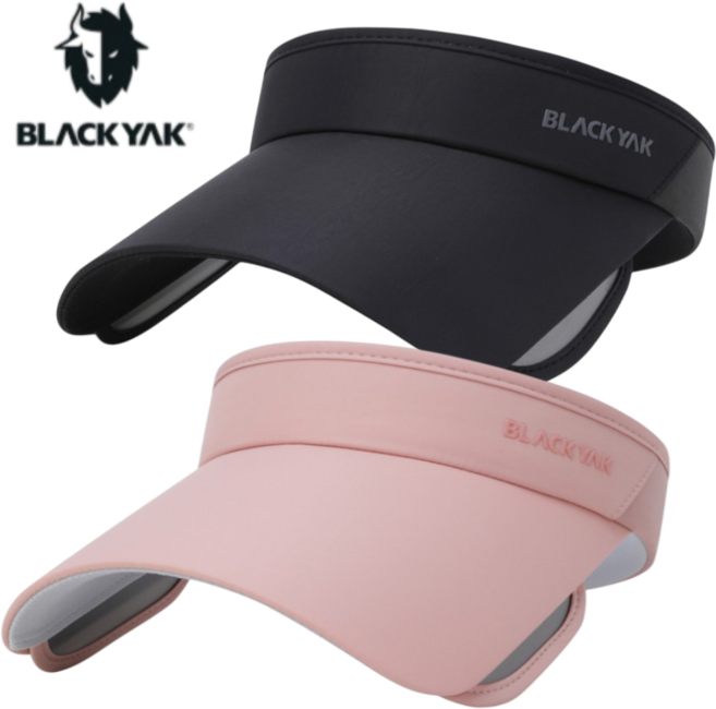 [백화점정품] 블랙야크 남여공용 등산 슬라이드 썬캡 슬라이드 자외선차단 트래킹 모자 경량 아웃도어 모자, 블랙