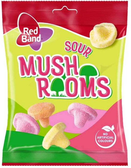 레드밴드 젤리 사우어 머쉬룸 100g, 1개 - 쿠팡