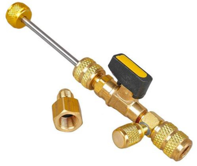 전기 스쿠터 고속형 정화조 악취차단 커버 22 냉동 공기 조절 라인 수리 도구용 밸브 코어 리무버 설치 프로그램, 1개