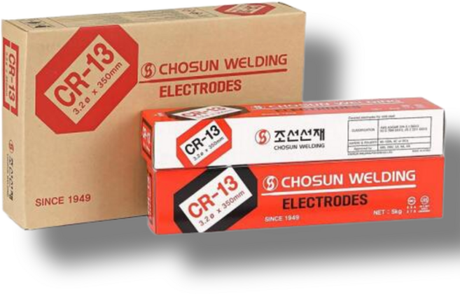 조선선재 용접봉 CR13 막봉, 1세트, 2.6파이 10KG