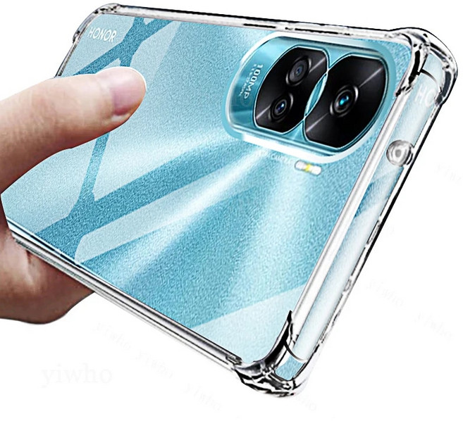 휴대폰 핸드폰 스마트폰 Huawei 화웨이 호환 아너 90 라이트 프로용 투명 충격 방지 케이스 실리콘 후면 커버 70 프로 X8a X9a X7a X6 X5 5G 용