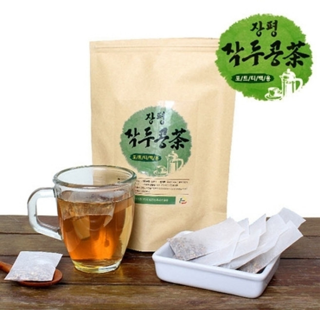 [장평] 국내산 작두콩차 (티백 볶은작두콩), 50개