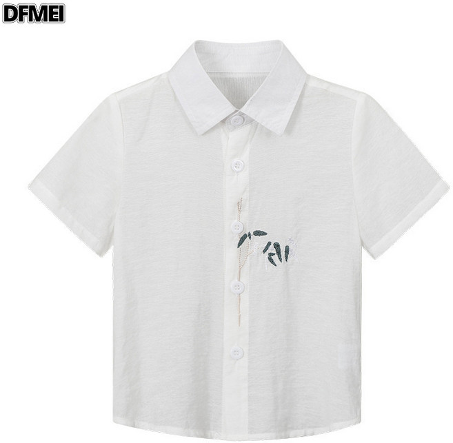 DFMEI 男童西裝馬甲套裝短款風學生五一校園活動比賽表演服舞臺走秀
