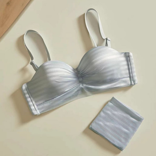 노와이어브라 심리스팬티 볼륨업 오프숄 튜브탑 브라 팬티 세트