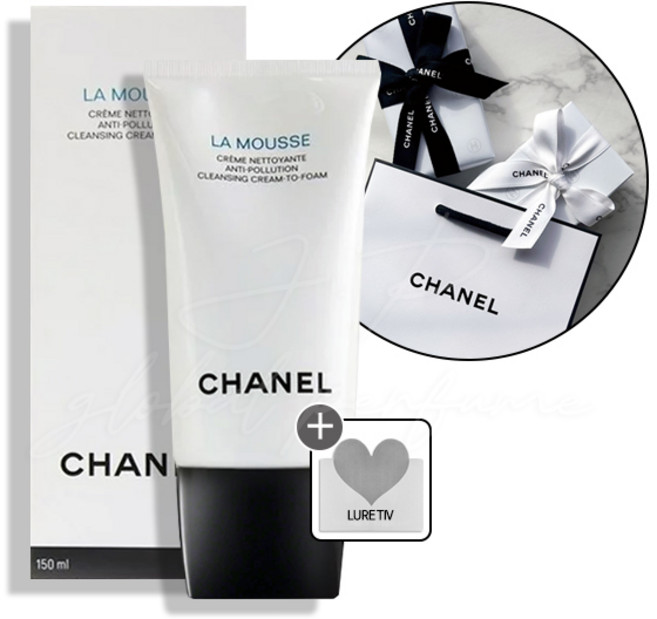 [기프트리본포장세트+로샤쉐] 샤넬 라 무쓰 피부 클렌징 150ml (딥 클렌징 폼), 1개
