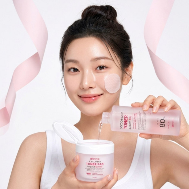 속보습 자작나무 진정 토너패드 세트, 1개, 300ml