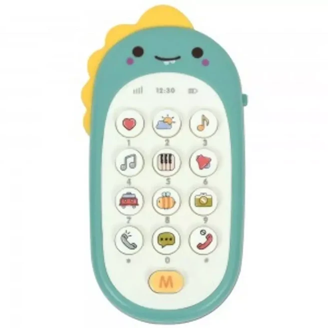 오즈토이 벨루키 버튼식 휴대폰 공룡/전화기/장난감/핸드폰/놀이/멜로디/어린이/유아/선물/완구/스마트폰, 공룡, 1개