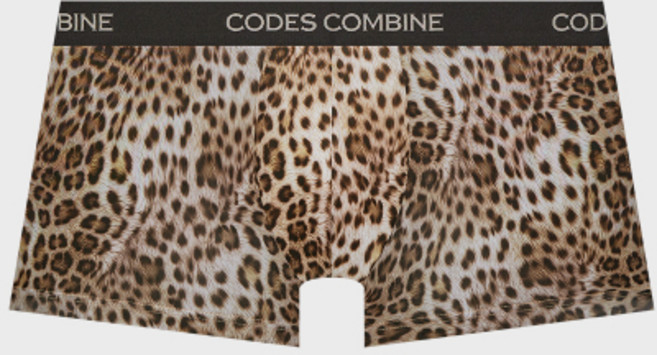 코데즈컴바인 이너웨어 CODES COMBINE INNERWEAR 클래식 레오파드 글램밴딩 드로즈 CFMDR218BE 361242