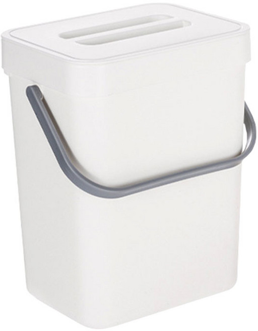 살림모아 음식물 쓰레기통 3L, 화이트