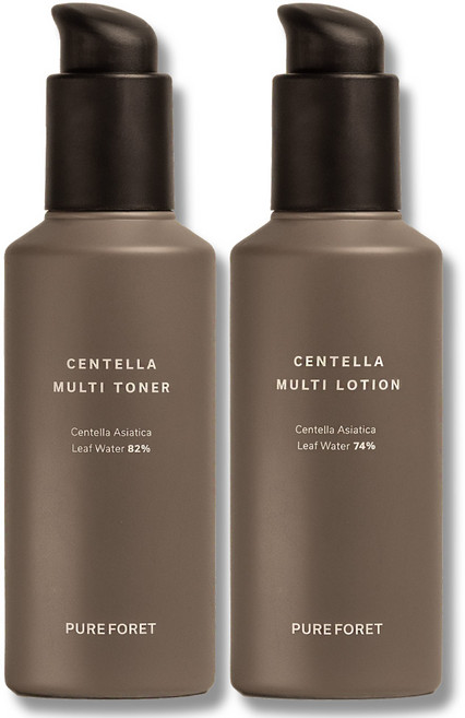 퓨어포레 센텔라 스킨 로션 2종세트 청소년 사춘기 여드름 트러블 뾰루지 수분 보습 민감성 고농축 병풀 기초 화장품 세트, 1개