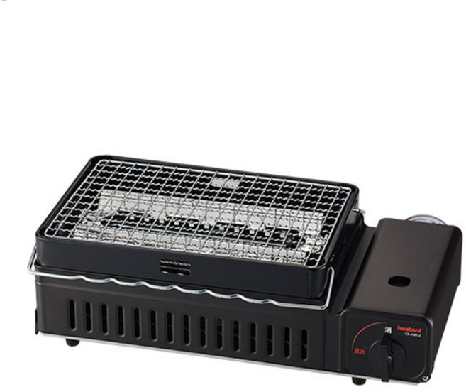 이와타니 iwatani 캠핑화로 야끼화로 가스버너 꼬치구이CB-ABR-2, 1개