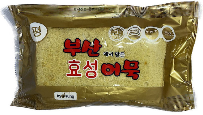 부산어묵 꼬지어묵 부산 효성어묵 평 800g 오뎅탕 어묵탕, 2개