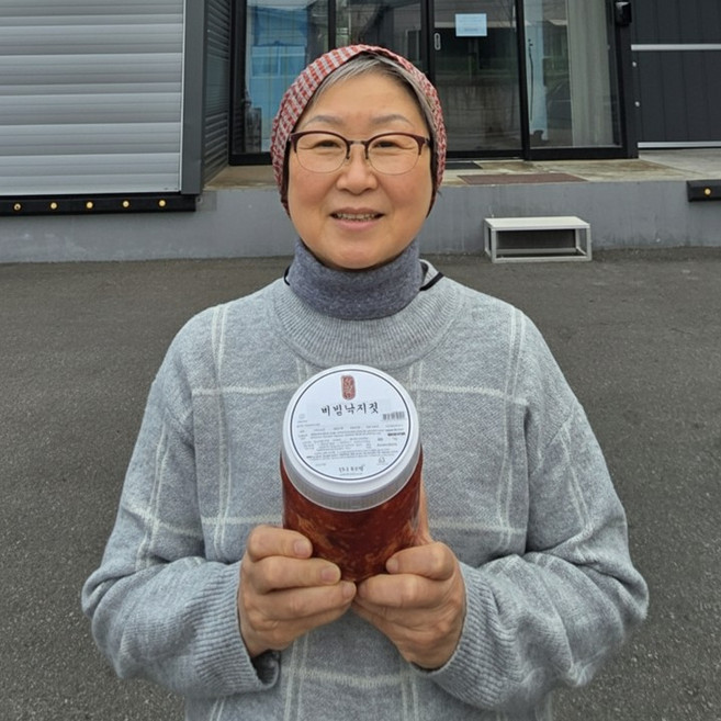 팔도명인 속초 저염 비빔낙지젓갈, 1세트, 500g