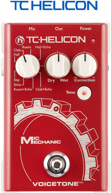 [작곡가의 미디가게] TC Helicon Mic Mechanic 2 마이크메카닉 2 보컬 이펙터 리버브 에코, 1개
