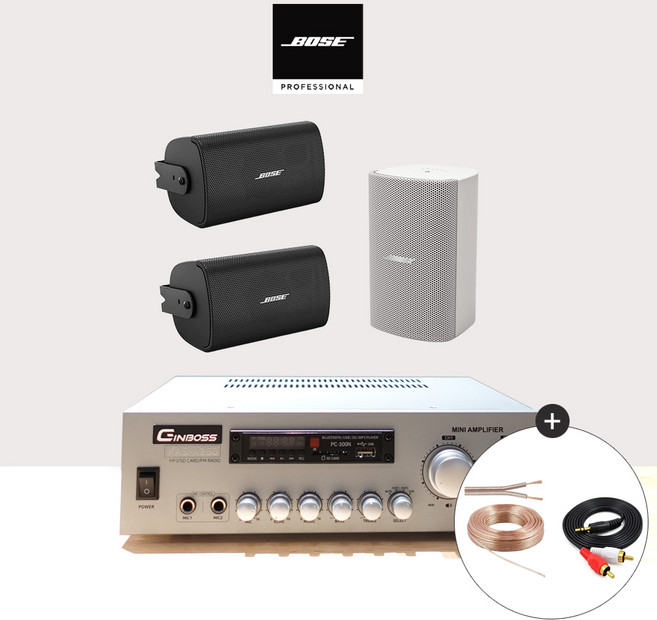 BOSE FS2SE 매장스피커 벽걸이 보스 스피커앰프 3+1 블랙