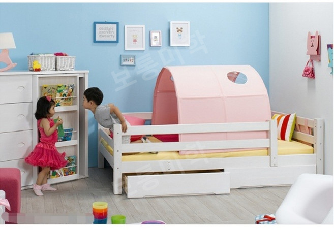 벙커침대텐트 돔텐트 키즈 벙커 사생활 동굴, H