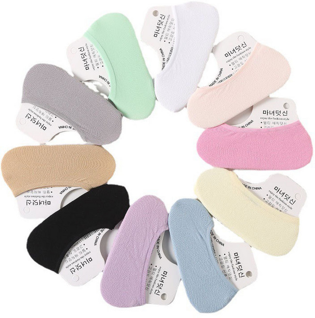 (코어무역) 요술덧신 덧버선 벗겨짐방지 여름패션 매직 실리콘 양말 여성 여자