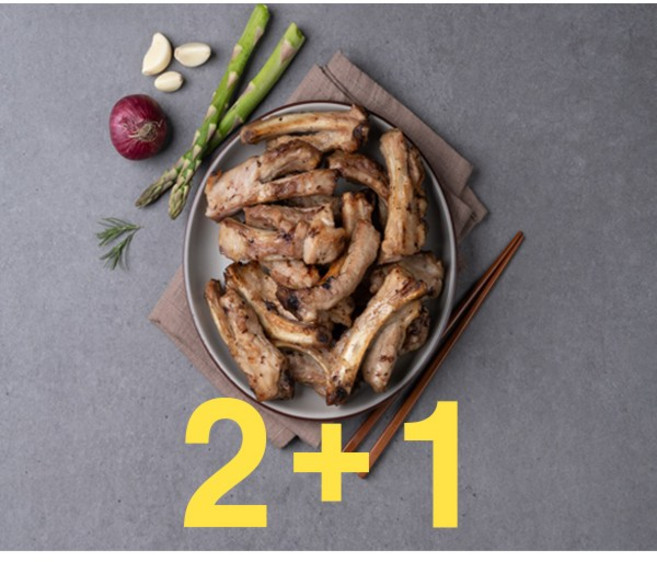 [쪽갈비공작소] 쪽갈비밀키트 완제품 550g, 매운맛, 1개