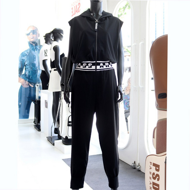 파사디/PP25SSL506MHY/후드집업조거점프수트/파사디골프/여성골프웨어/골프조거팬츠/골프바지/파사디수영점