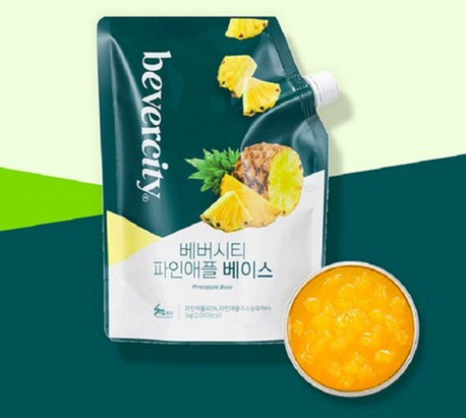 베버시티 파인애플베이스, 1kg, 1개