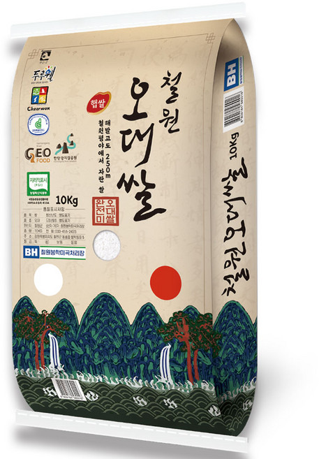 [산지직송] 25년산 햅쌀 해발250m철원평야 철원오대쌀 [오대미], 10kg, 1개, 상등급