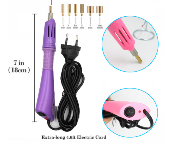 AAAA 핫픽스 라인석 세트 크리스탈 유리 핫픽스 라인석 어플리케이터 다리미 온 스트라스 라인석 히트 픽스, EU PLUG, PJ-TZQ-ZI