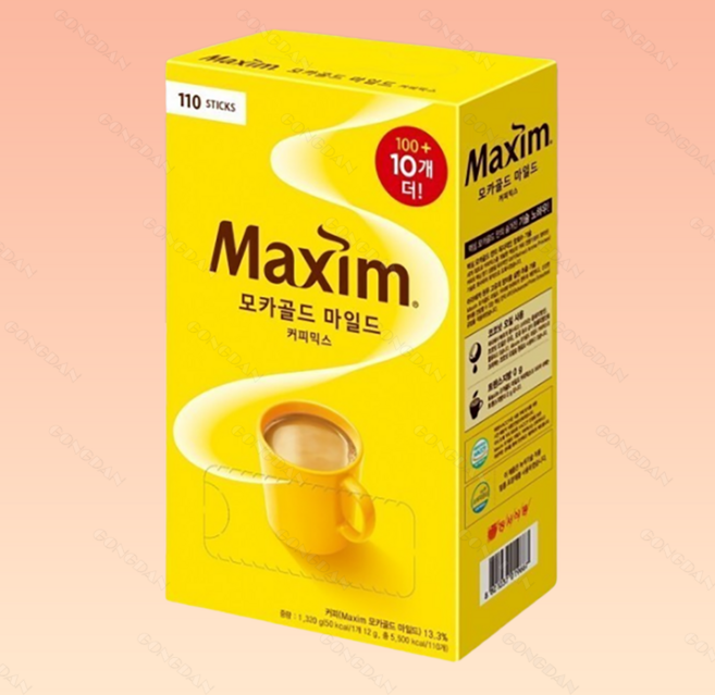 맥심모카골드 110T(100+10개입), 1개, 110개입, 12g