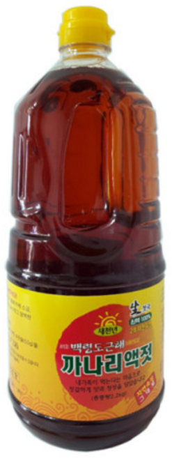 거산식품 새천년 백령도근해 까나리액젓, 2.2kg, 1개