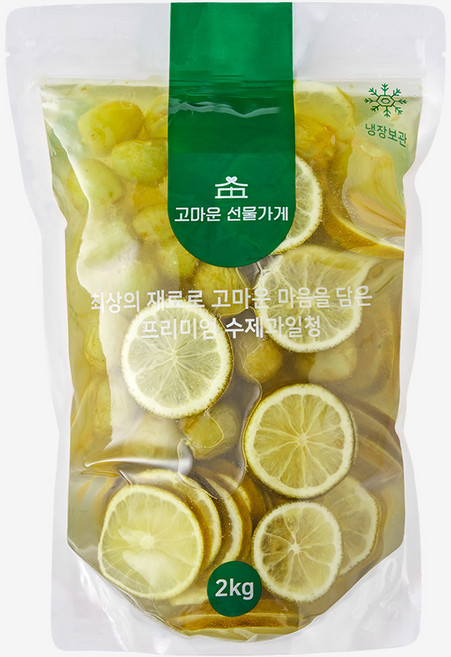 카페수제청 청포도라임청 청포도청 라임청 라임차 라임에이드 대용량 홈카페 수제청 [고마운선물가게], 2kg, 1개입, 1개