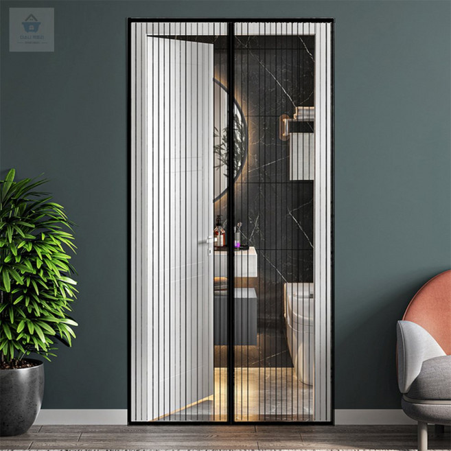 다소니디자인 자석 문 모기장 100x210 블랙 현관방충문