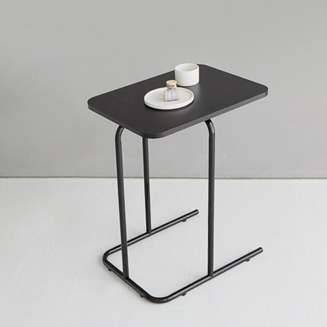 마켓비 두게드 사이드테이블 KS1032TB, 블랙  8116.3853