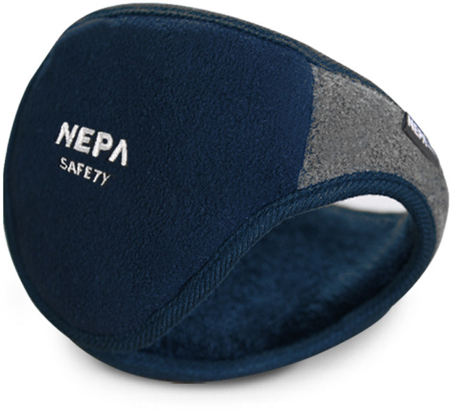 네파 Safety 듀오 방한 귀마개, 네이비&그레이 혼합, 1개
