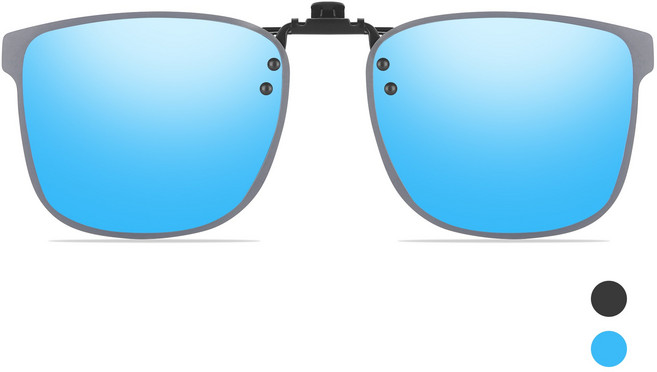 Duduma 편광클립선글라스 탈부착선글라스 남성 여성 UV400 플립업 터널 운전 선글라스