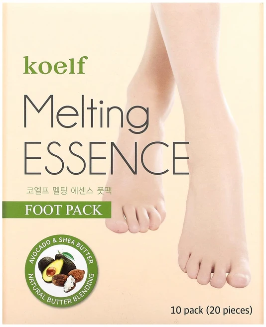 코엘프 멜팅 에센스 풋팩 10쌍, 1개 - 쿠팡