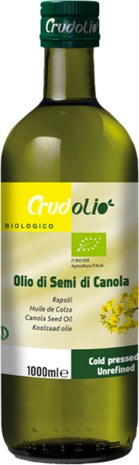 크루드올리오 유기농 카놀라유, 1L, 1개
