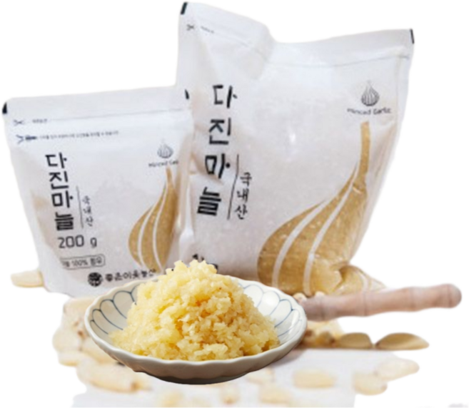박군맘 100% 국내산 다진마늘, 500g, 1개