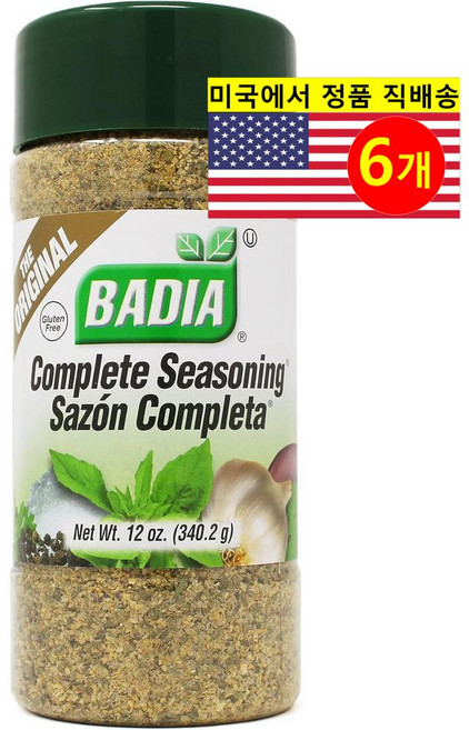 Badia 다용도 컴플리트 시즈닝 340g 2개, 6개