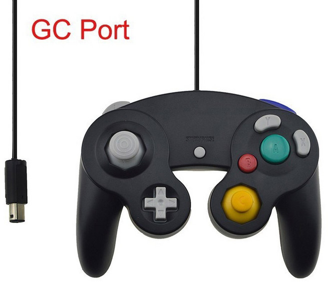 Gamecube 컨트롤러 용 USB 유선 핸드 조이스틱 호환 Nintend For NGC Controle MAC 컴퓨터 게임, GC 블랙, 04 GC Black